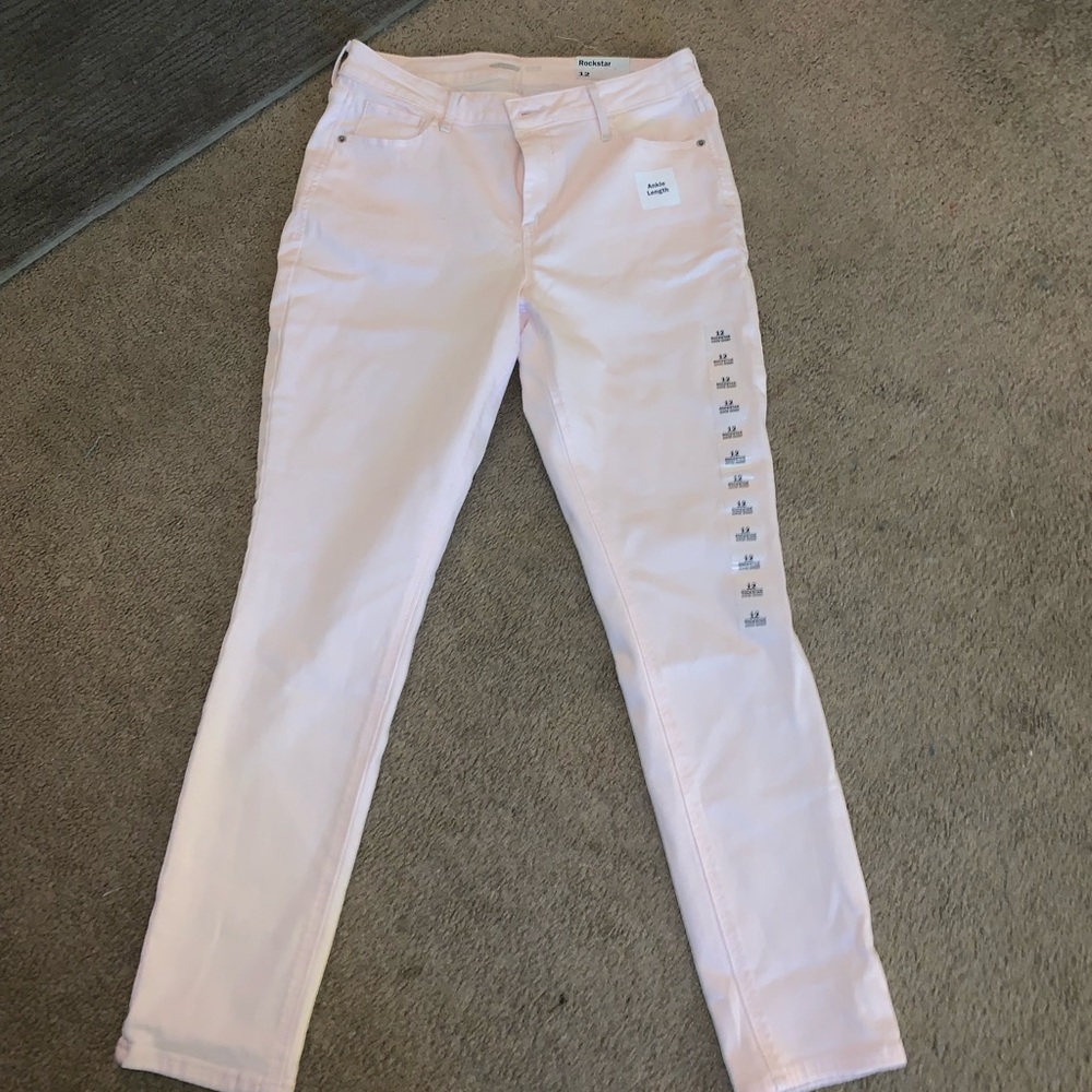 Baby pink old navy jeans